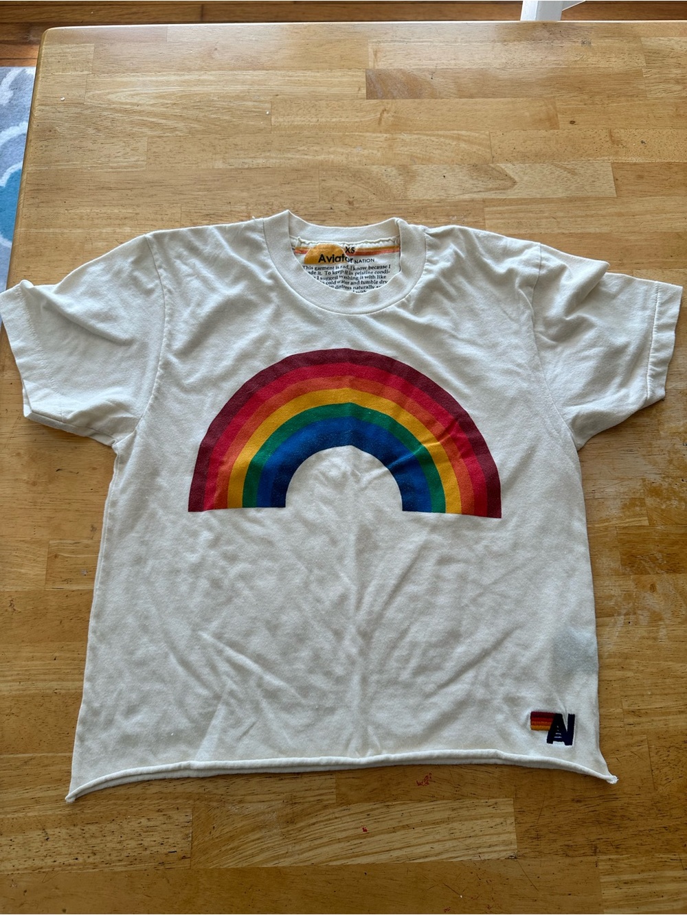 Aviator Nation crop t-shirt XS